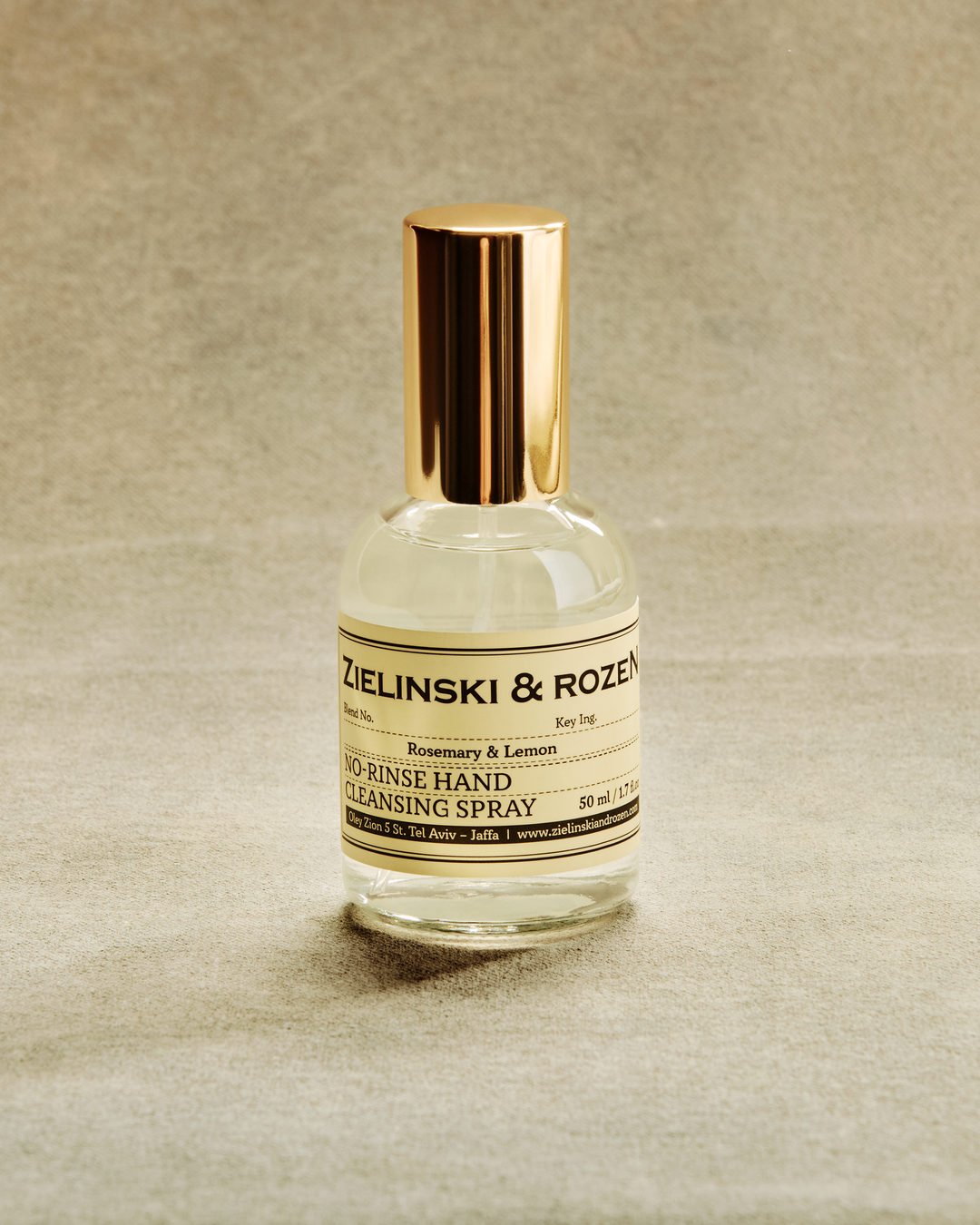 Handreinigungsspray Rosmarin Zitrone