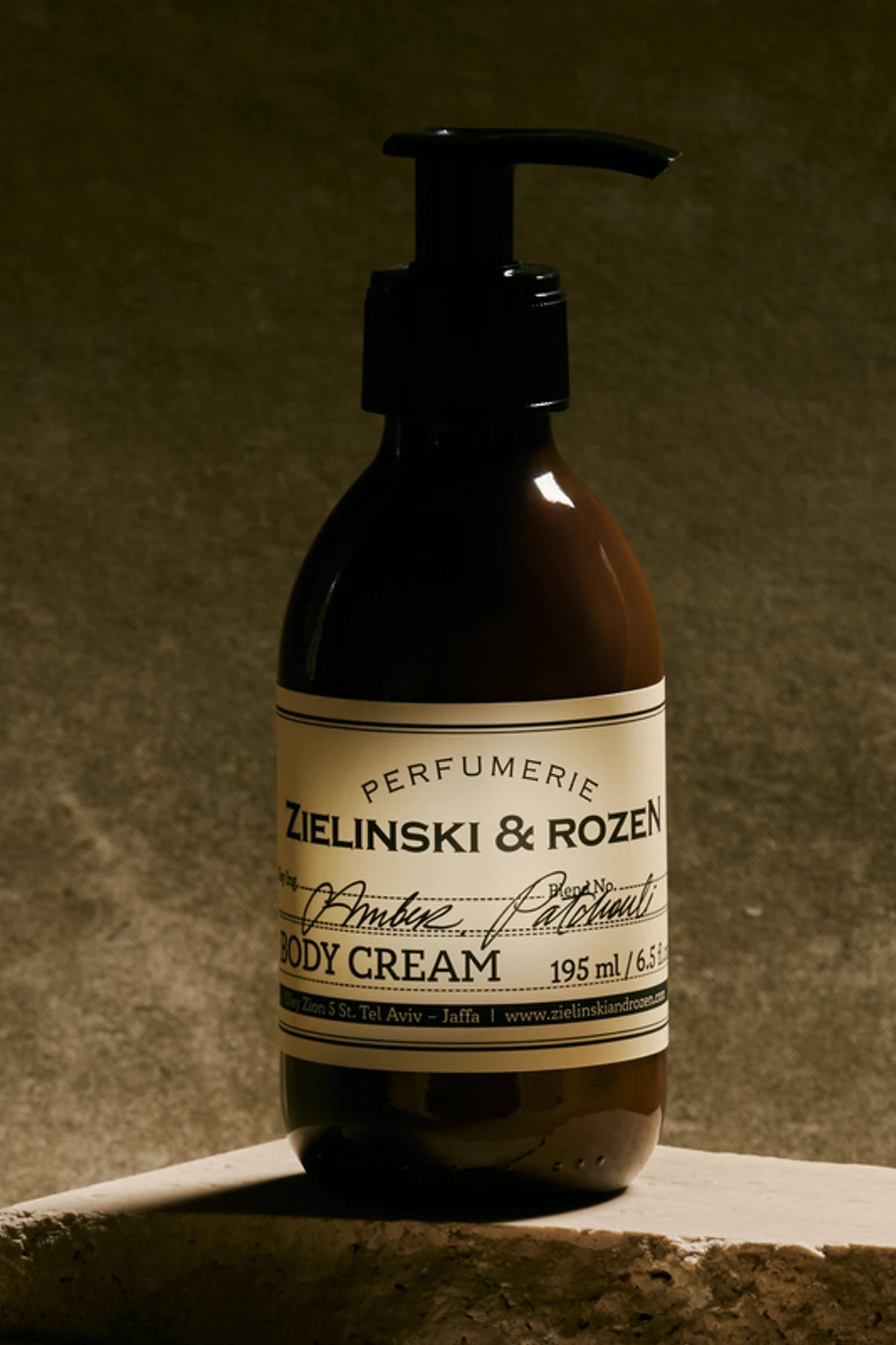 Body cream Amber, Patchuli