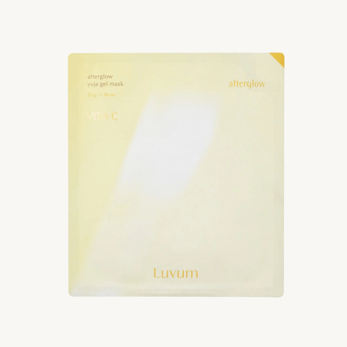 Luvum Afterglow Yuja Gel Mask